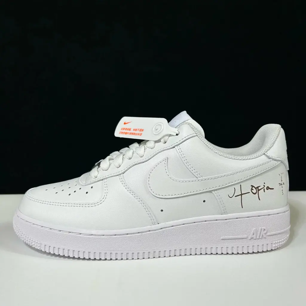 Travis Scott AF1 edition utopia White